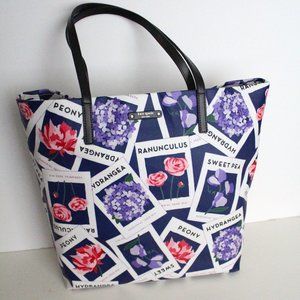 NWT Kate Spade New York TURN OVER A LEAF SEED PACKET BON SHOPPER Tote